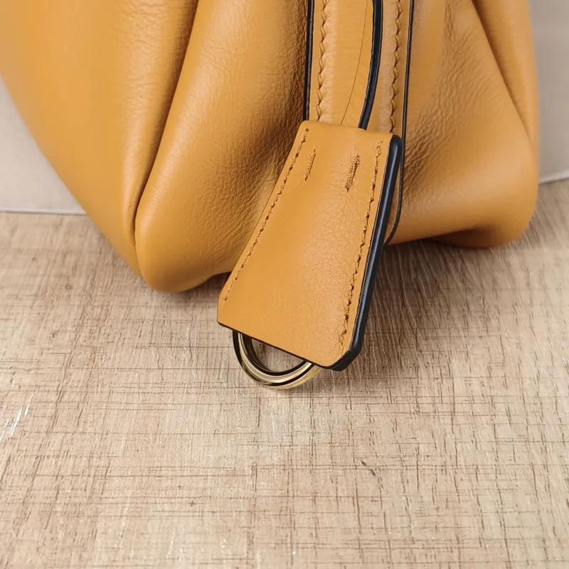 PRADA Shoulder Bag Aimée Yellow Calfskin One Size31 × 9 × 18 cm — detail view 10 of 13