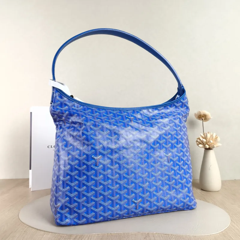 GOYARD Shoulder Bag Boheme Hobo​ Blue PVC Small 43 × 14 × 27 cm — cover view 2 of 5