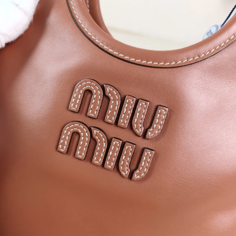 Miumiu Shoulder Bag IVY Tote Shopping Tote Calfskin Mini 20*24 — detail view 8 of 11