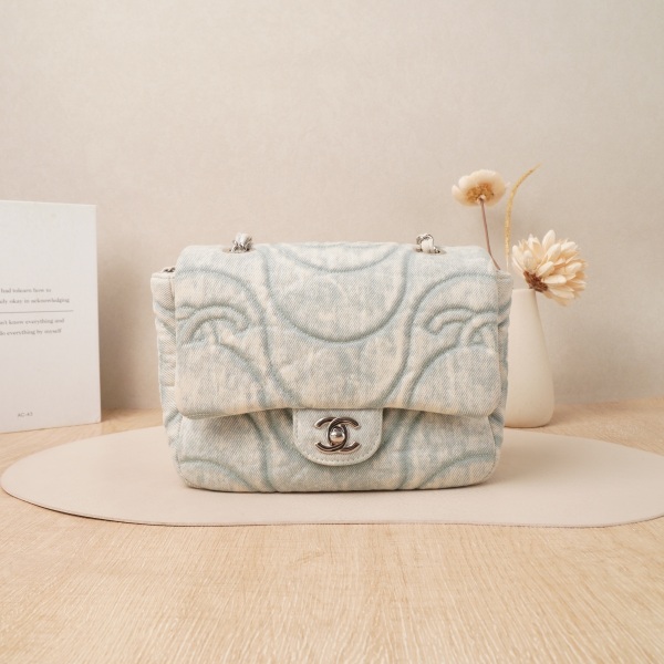 Chanel cf mini 31 Blue · 21 × 6 × 17 cm