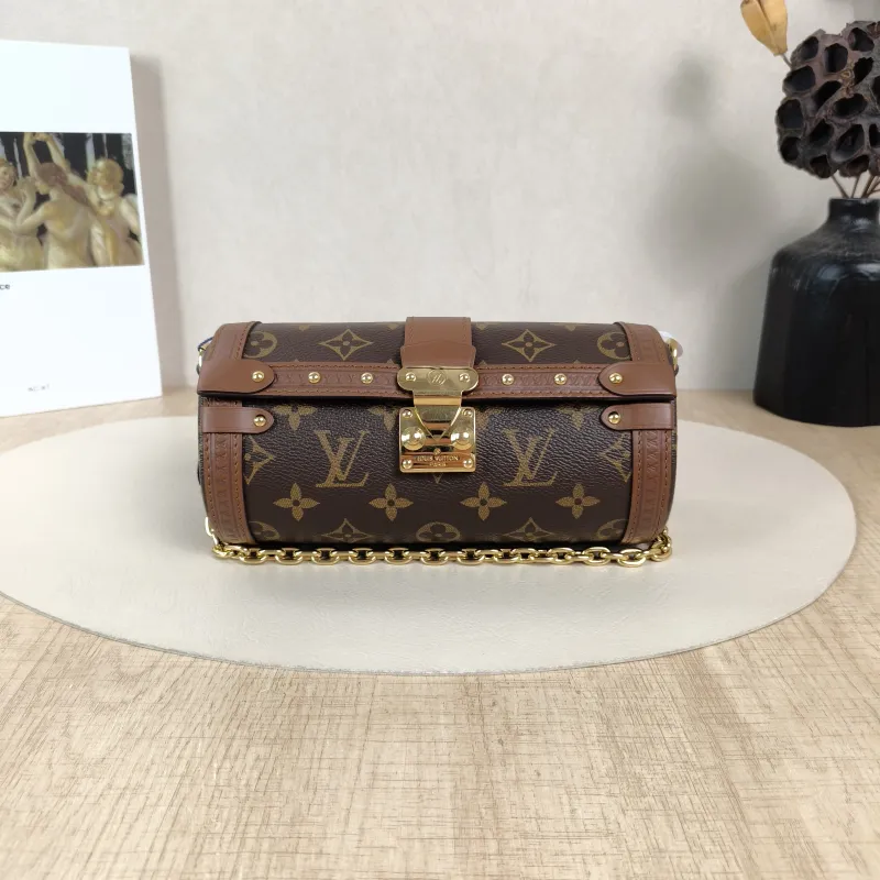 Louis Vuitton Crossbody Bag Papillon Trunk Monogram PVC Small19 × 9 × 9 cm