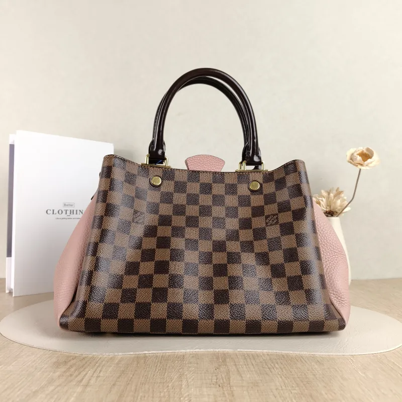 Louis Vuitton Shoulder Bag Brittany Tote Bag · Pink PVC · Calfskin One Size33 × 13 × 22 cm — cover view 5 of 5