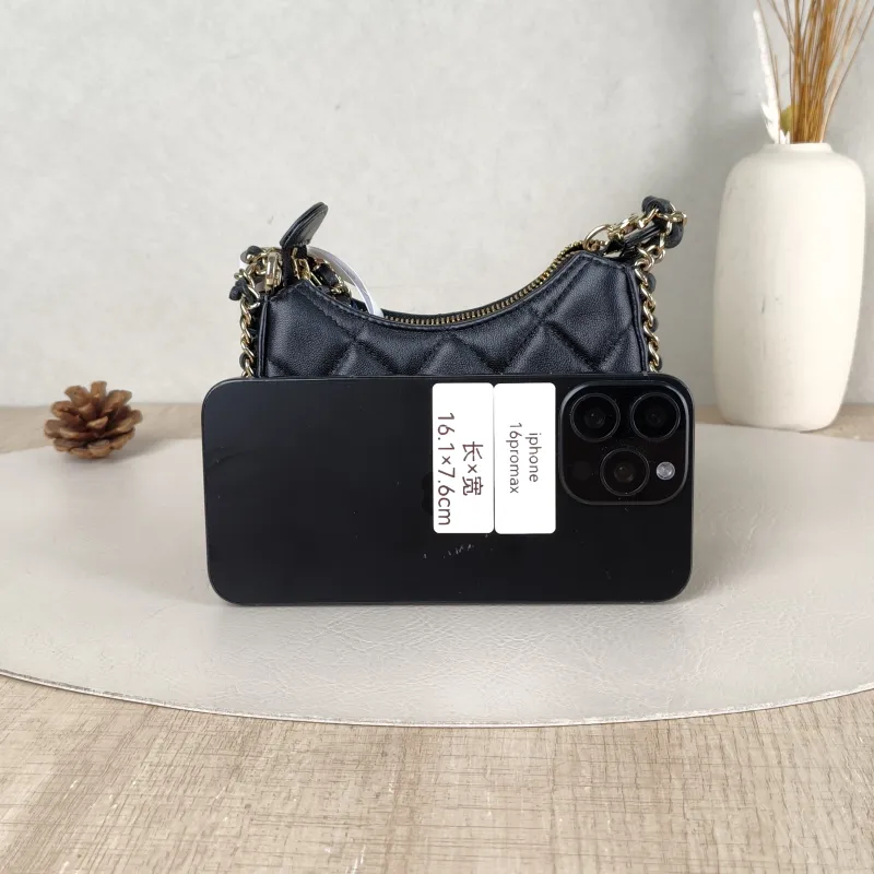 Chanel Crossbody Bag 23p Black Lambskin Mini 13.5 × 5 × 9.5 cm — cover view 3 of 5