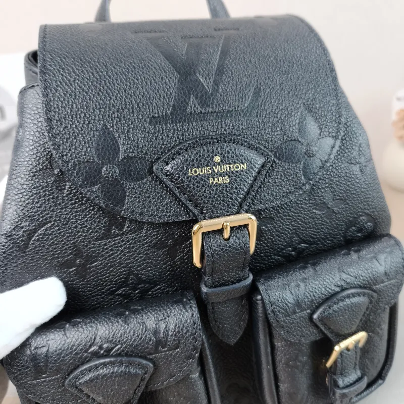 Louis Vuitton Backpack Backup Backpack Black Calfskin One Size 20 × 14 × 22 cm — detail view 8 of 12