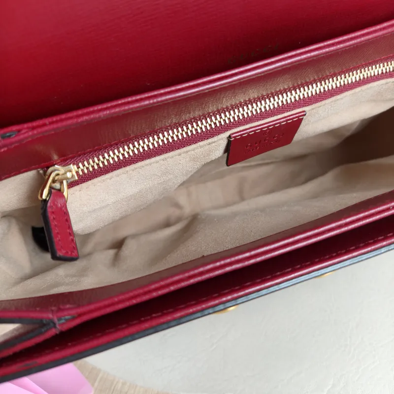 GUCCI Crossbody Bag Horsebit 1955 Horsebit Medium Monogram PVC Medium 25 × 8 × 18 cm — detail view 8 of 12