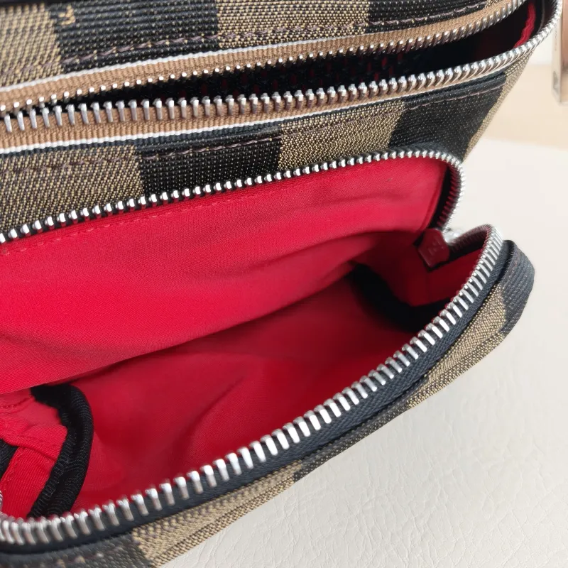 FENDI Belt Bag Belt Bag Monogram Canvas One Size 27 × 5.5 × 13 cm — detail view 4 of 8