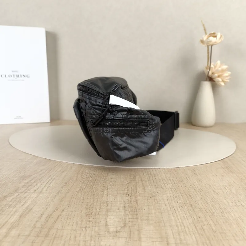 SAINT LAURENT Belt Bag NUXX Black Nylon One Size25 × 9 × 17 cm — cover view 7 of 8