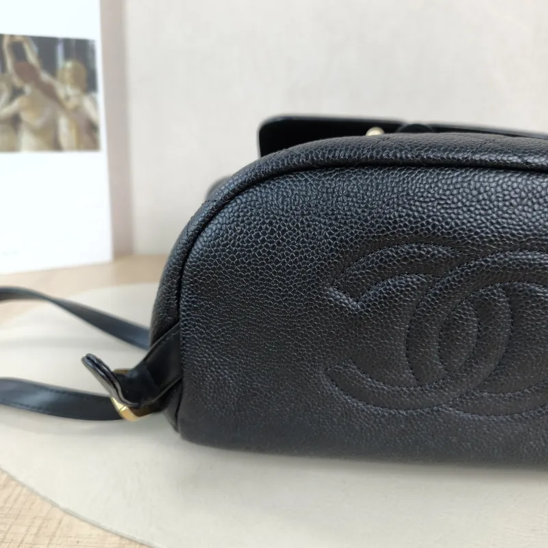 Chanel Backpack vanity case Backpack Black Calfskin One Size 22 × 13 × 25 cm 26 — detail view 9 of 13