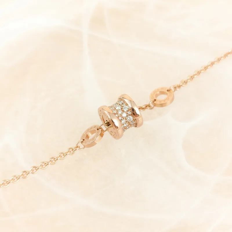 Bvlgari Bracelet B.ZERO1Collection Pavé Diamond Rose Gold Diamond18KR ose Gold One Size 17cm — cover view 6 of 6