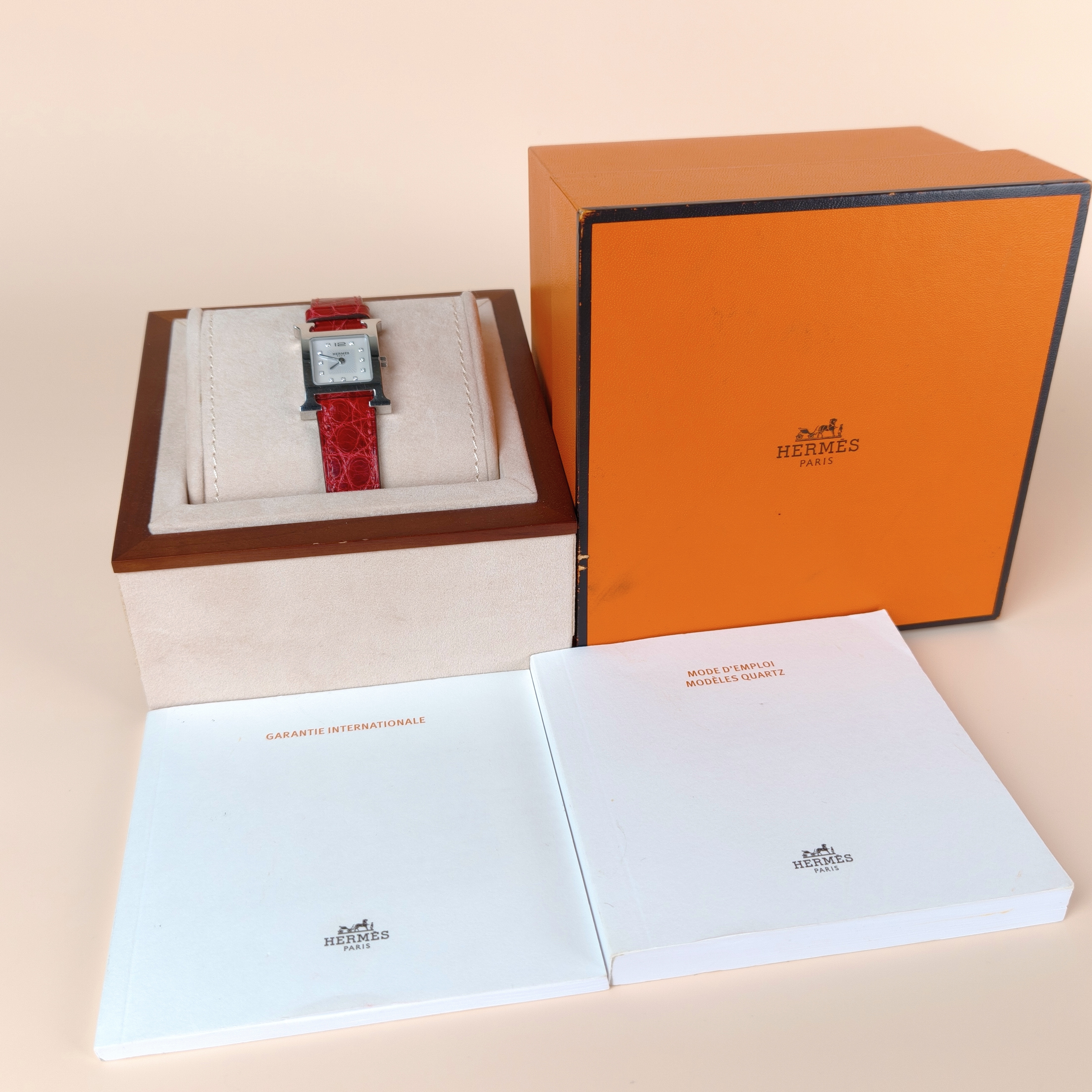 Hermès Watchh Collection Watch Silver One Size21*30mm — cover view 11 of 11