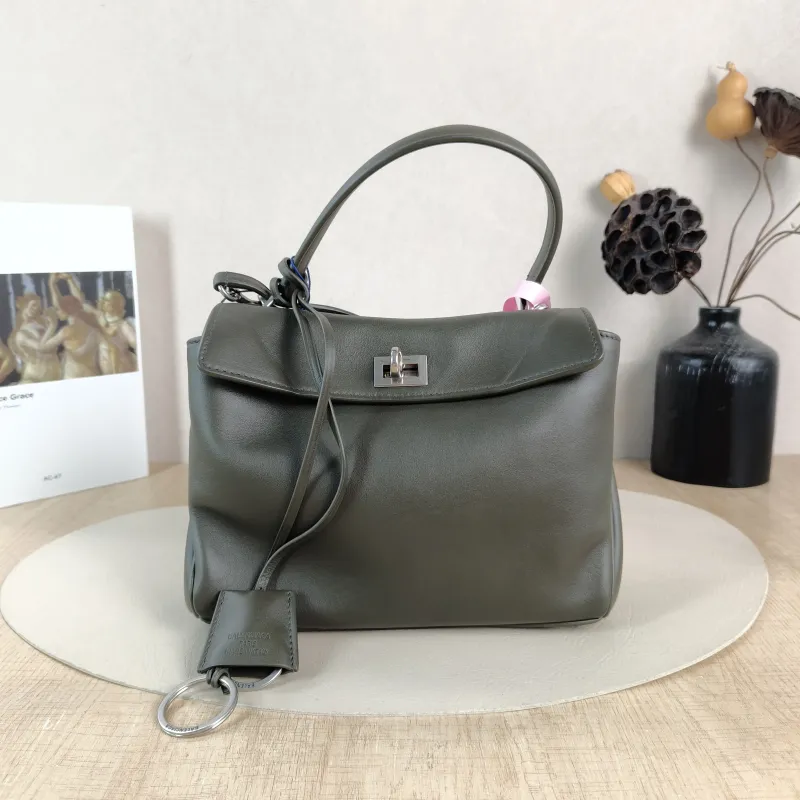BALENCIAGA Crossbody Bag RODEO Calfskin Mini 23 × 10 × 17 cm
