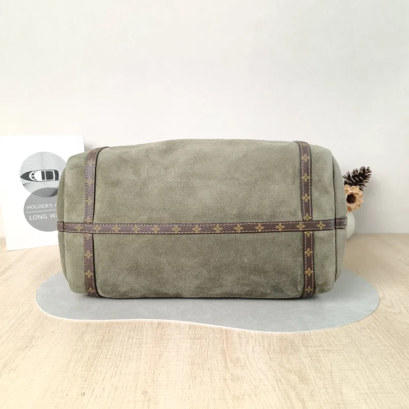 Louis Vuitton Shoulder Bag EXPRESS Shoulder Bag Green Suede Medium 36 × 18.5 × 24 cm — cover view 6 of 6