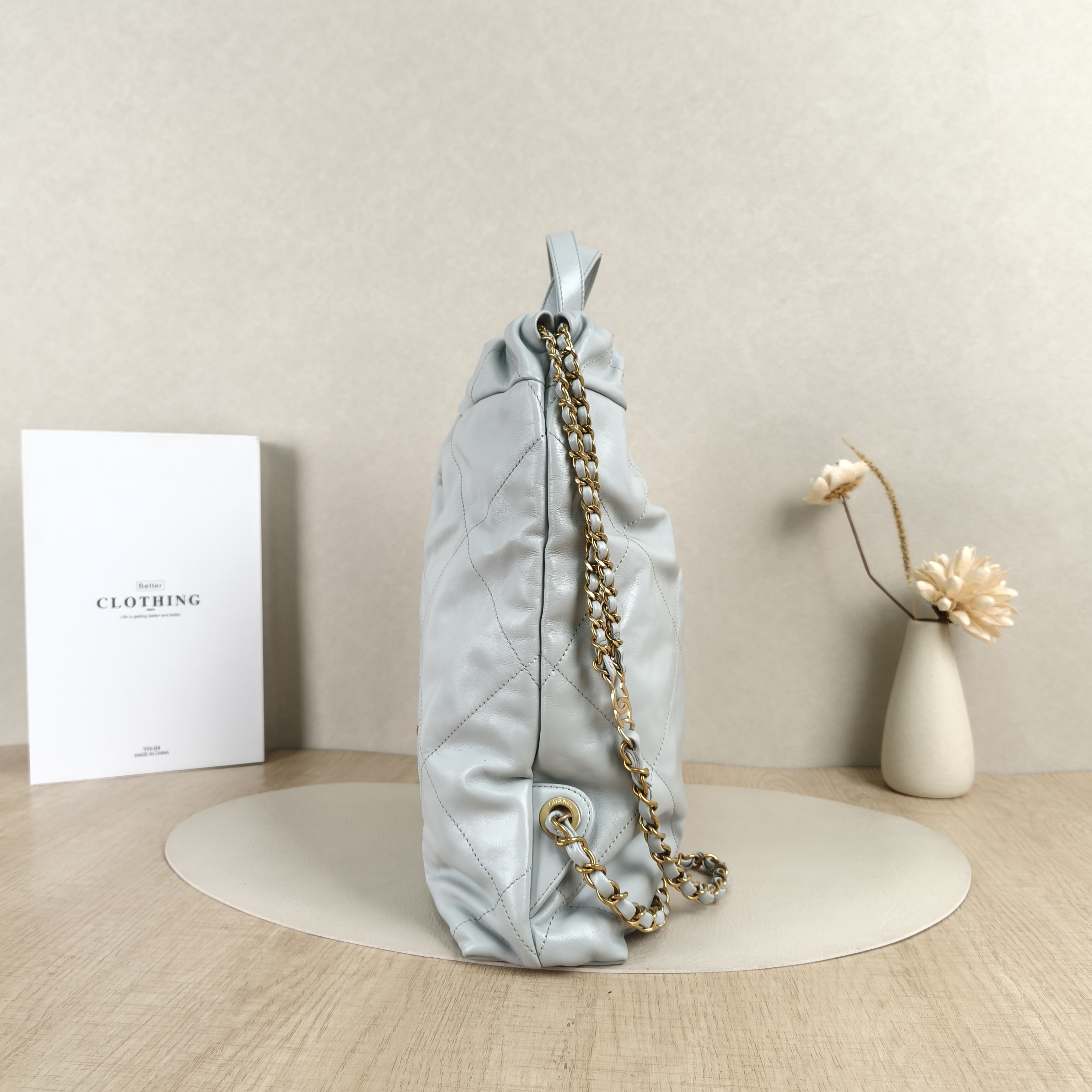 Chanel Backpack22Bag Backpack Blue CC alfskin Small29 × 8 × 34 cm — cover view 5 of 8