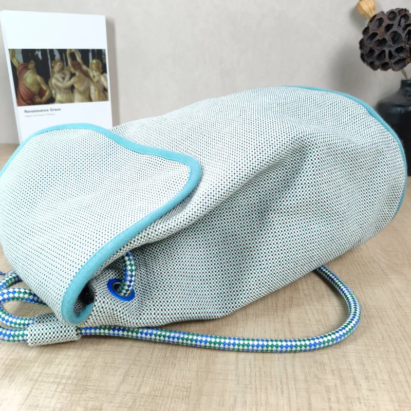 Hermès Backpack Backpack Green Canvas One Size23 × 15 × 30 cm — detail view 4 of 11