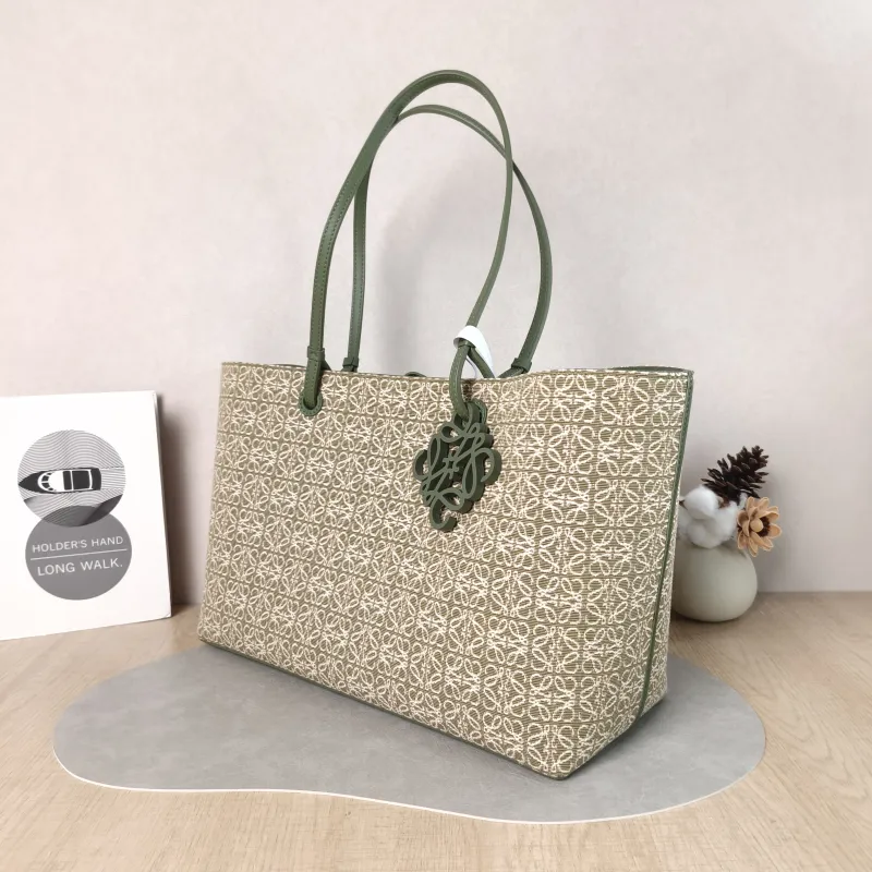 LOEWE Shoulder Bag anagram Canvas One Size 37 × 15 × 25 cm — cover view 3 of 5