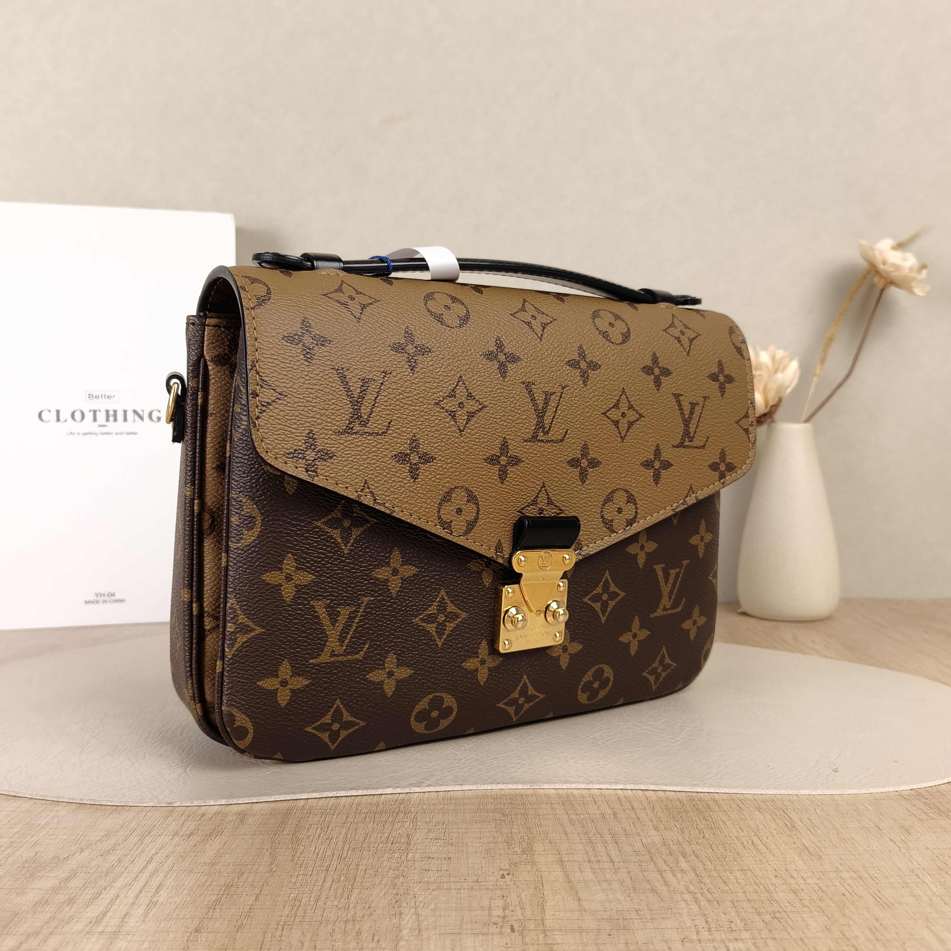 Louis Vuitton Crossbody Bag Pochette Métis Monogram Colorblock PVC Medium25 × 7 × 19 cm — cover view 3 of 5