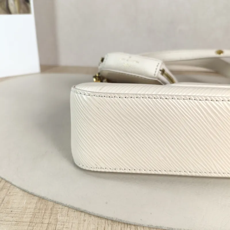 Louis Vuitton Shoulder Bag MARELLINI White Epi Embossed Calfskin Mini 19 × 6.5 × 13.5 cm — detail view 9 of 10
