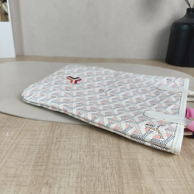 GOYARD Crossbody Bag poitiers y Tote Bag White PVC Small 21 × 1 × 24 cm — detail view 13 of 13