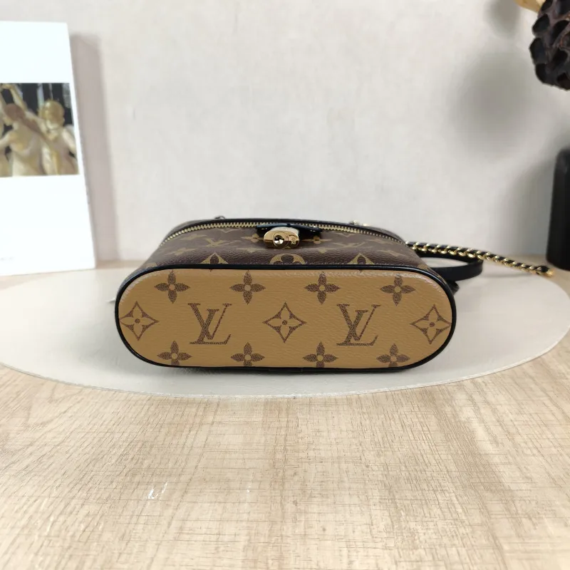 Louis Vuitton Shoulder Bag VANITY POUCH Cosmetic Bag Monogram PVC One Size19 × 6.5 × 11.5 cm — cover view 6 of 6