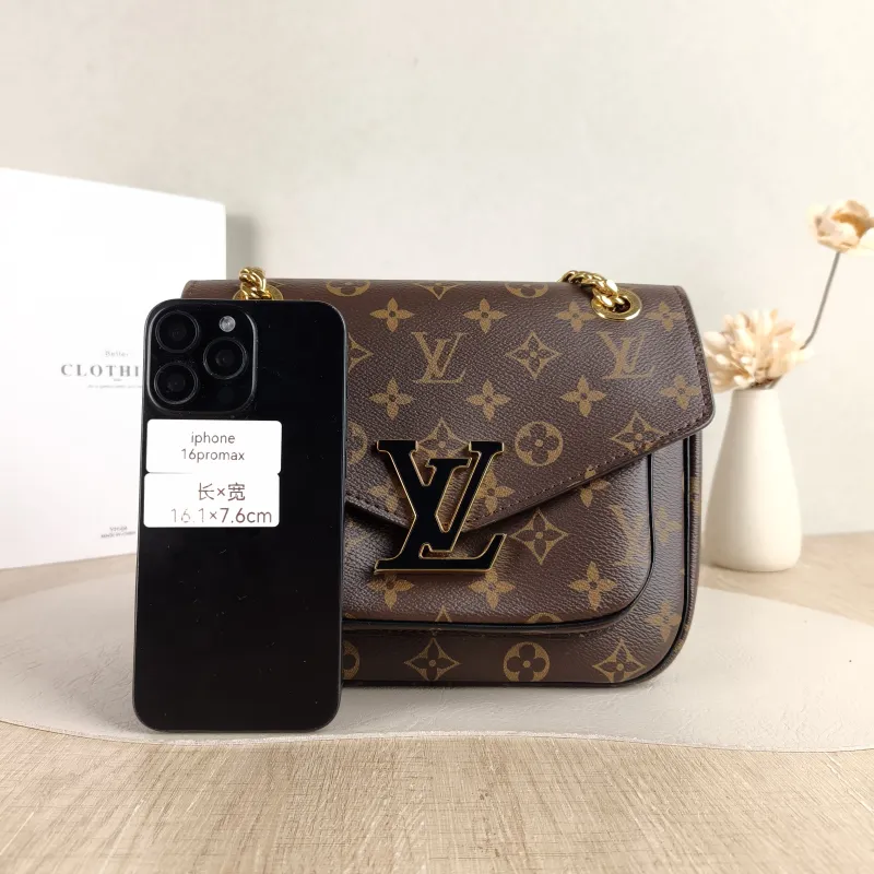 Louis Vuitton Crossbody Bag Passy Messenger Bag Monogram PVC Small 23 × 9 × 17 cm — cover view 2 of 6