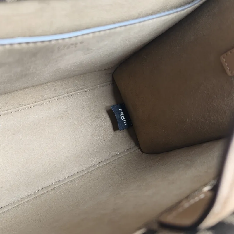 FENDI Crossbody Bag Sunshine Shopping Tote Monogram Canvas Small 25.5 × 12 × 22.5 cm — detail view 5 of 10