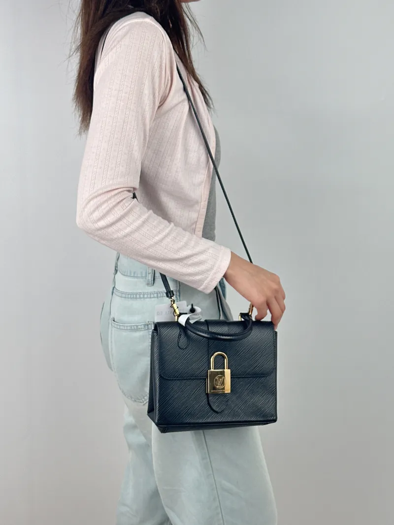 Louis Vuitton Crossbody Bag Locky BB Black Epi Embossed Calfskin BB 20 × 7.5 × 16 cm — on-model view 2 of 3