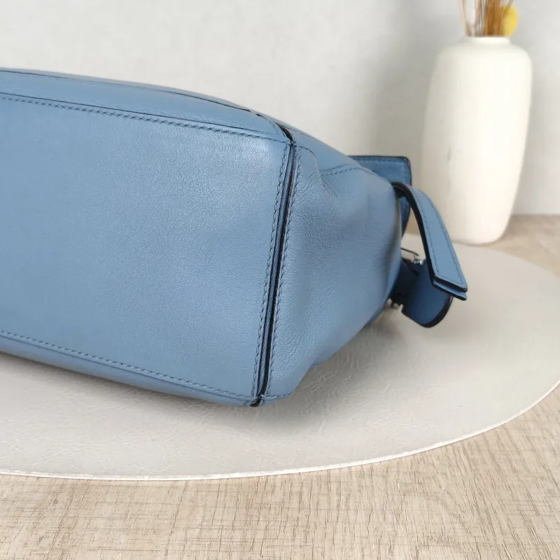 LOEWE Crossbody Bag Puzzle Blue CC alfskin Small24 × 10.5 × 16.5 cm — detail view 5 of 12