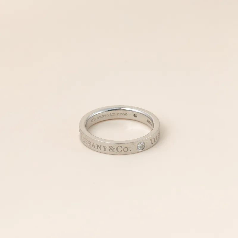 Tiffany&Co. Ring T&CO Silver PT950Diamond One Size 49 — cover view 8 of 9