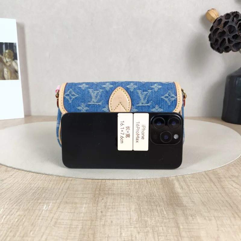 Louis Vuitton Crossbody Bag Diane Baguette Bag Blue nano 19 × 6 × 10.5 cm — cover view 6 of 6