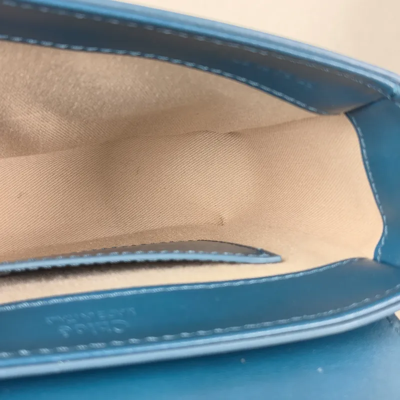 Chloé Crossbody Bag Top Handle Crossbody Bag Blue Calfskin One Size 16 × 5 × 14 cm — detail view 12 of 12