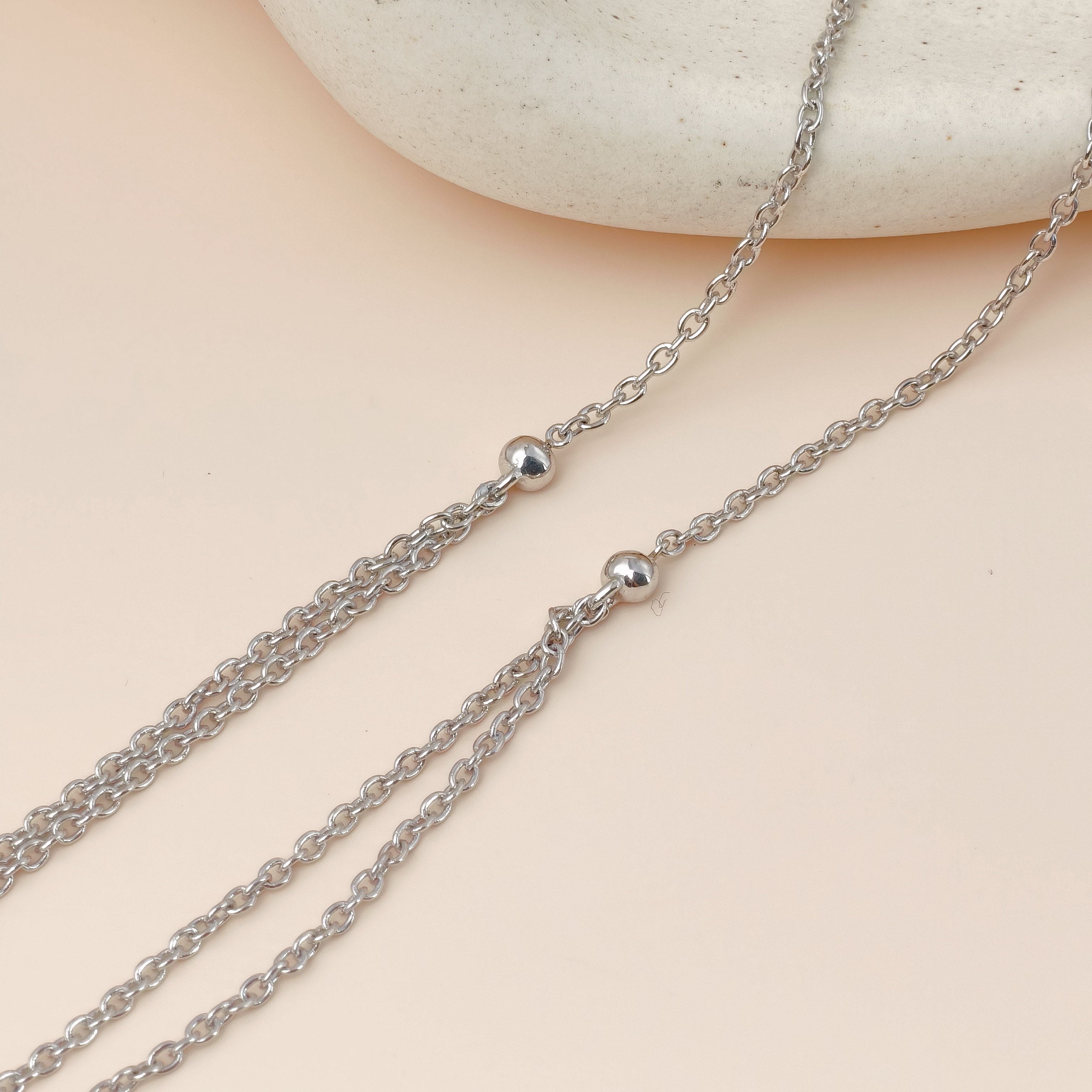 FRED Necklace Chance Infinie Collection Pavé Diamond Necklace White Gold Diamond18KW hite Gold One Size40cm — cover view 2 of 8