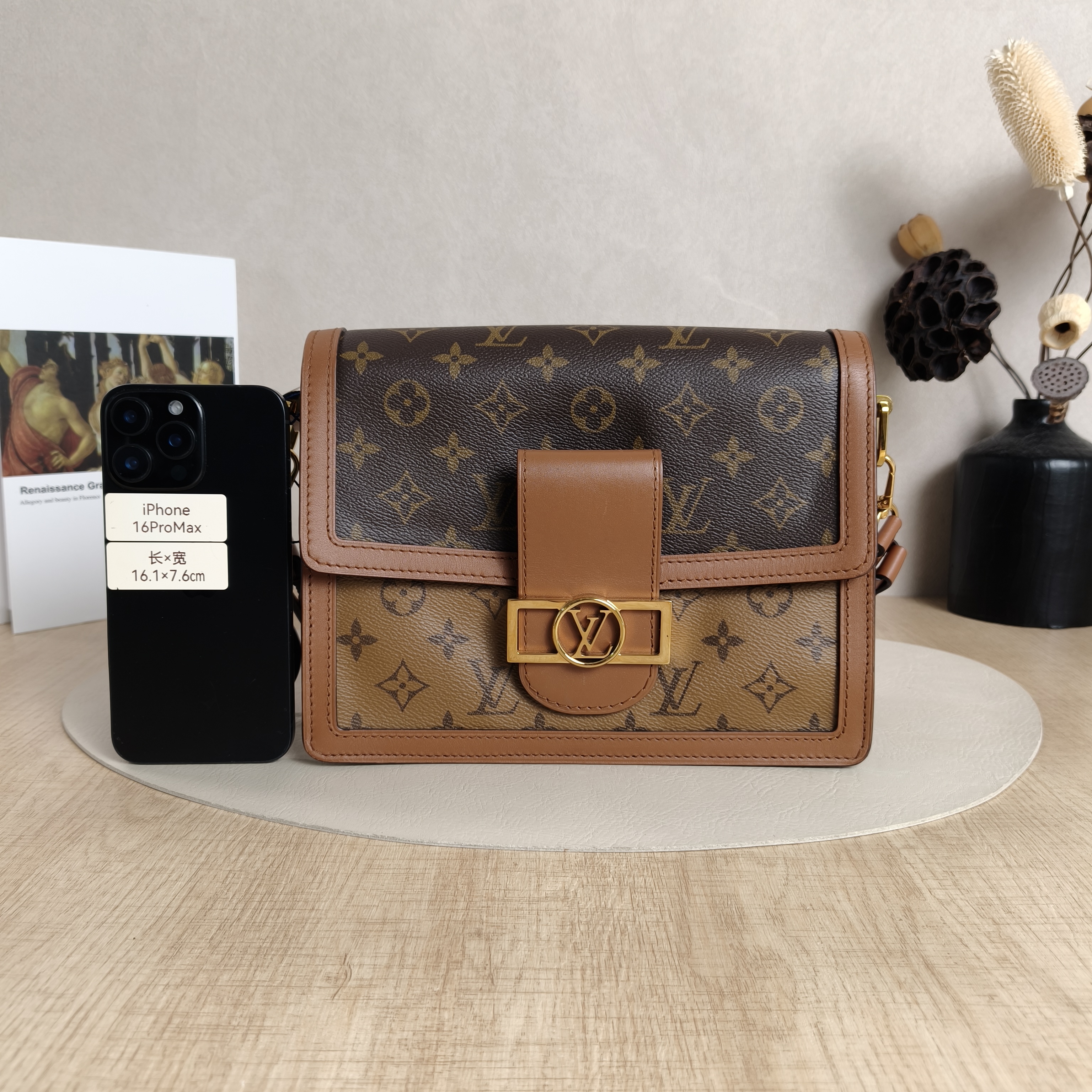 Louis Vuitton Crossbody Bag Dauphine Monogram PVC Medium25 × 10.5 × 17 cm — cover view 2 of 10