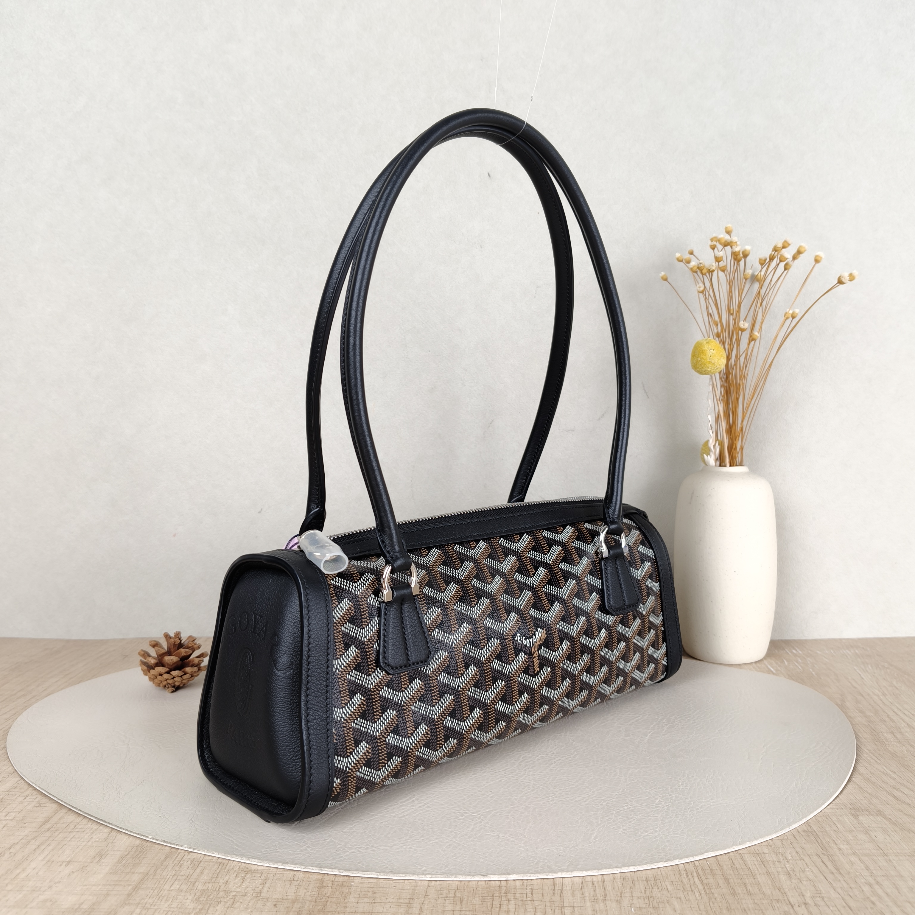 GOYARD Shoulder Bagbonbonniere Collection Black PVC One Size30 × 10.5 × 12 cm — cover view 2 of 5