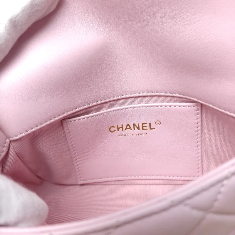 Chanel Crossbody Bag Woven Shoulder Strap Editioncf mini Pink Lambskin mini20 × 6 × 12 cm — detail view 8 of 14