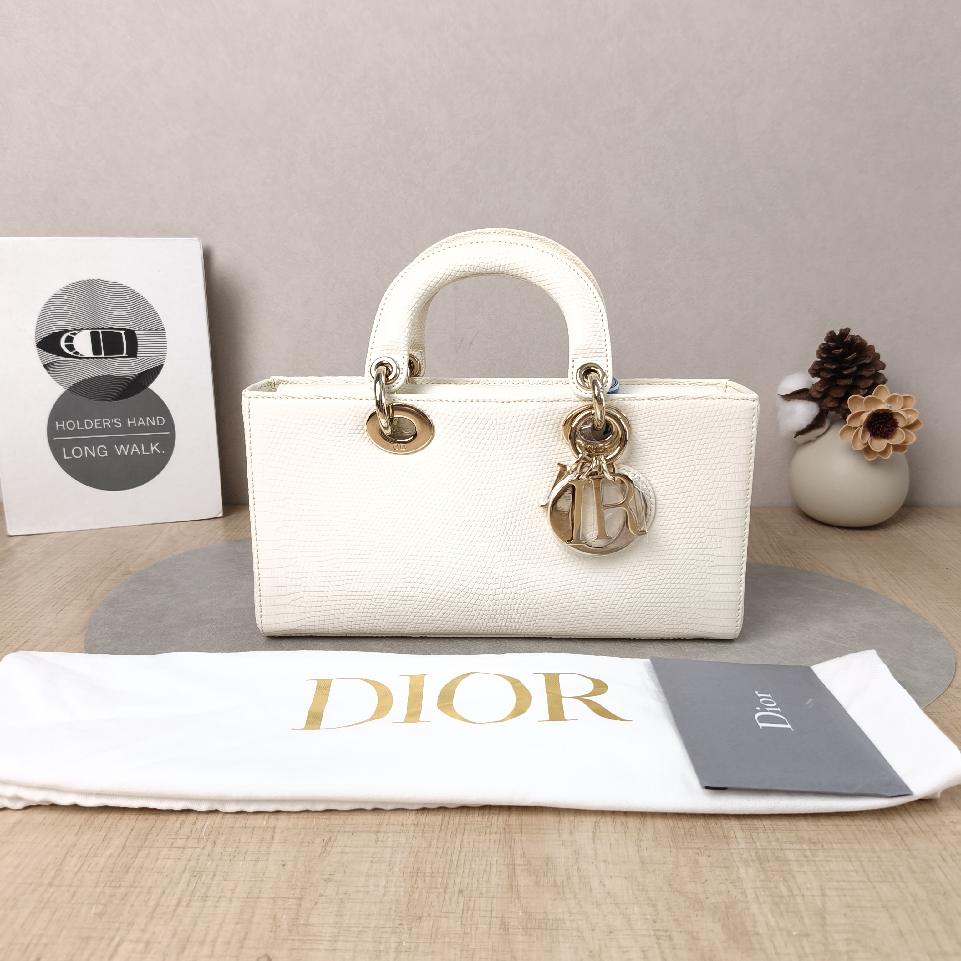 DIOR Crossbody Bag Lady D-Joy White Medium26 × 5 × 13.5 cm — cover view 5 of 6