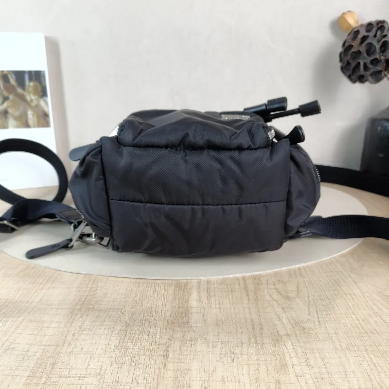 BURBERRY Backpack Backpack Black Nylon One Size 17 × 10 × 26 cm — cover view 2 of 5