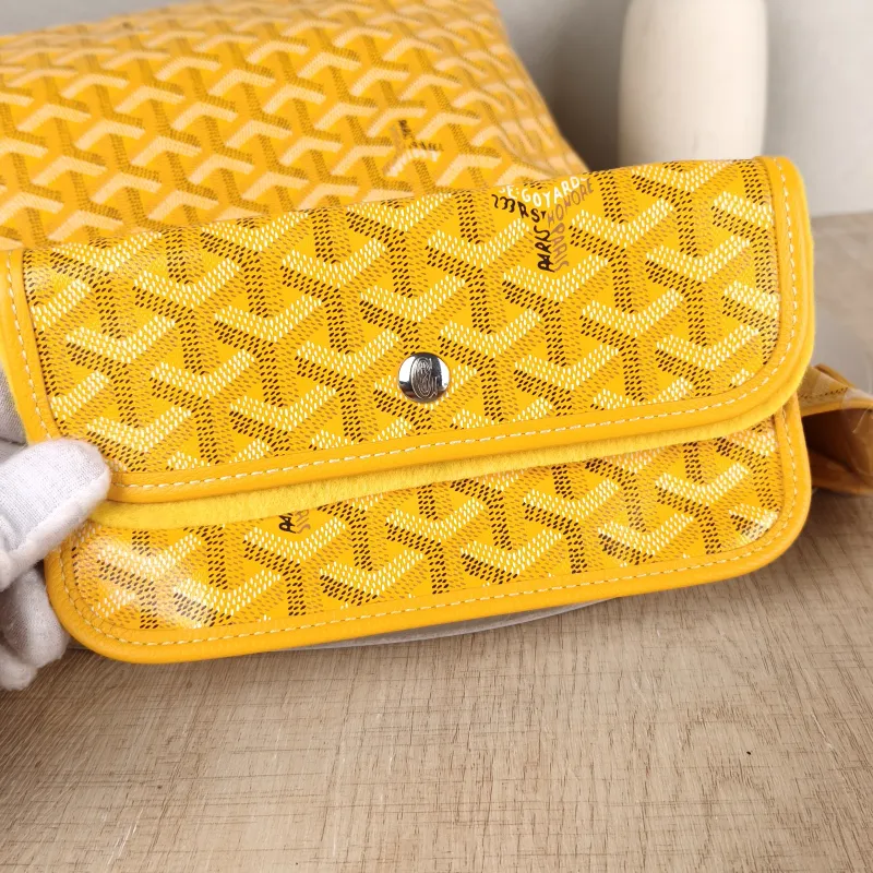 GOYARD Shoulder Bag Boheme Hobo​ Yellow PVC Small 43 × 14 × 27 cm — detail view 12 of 12