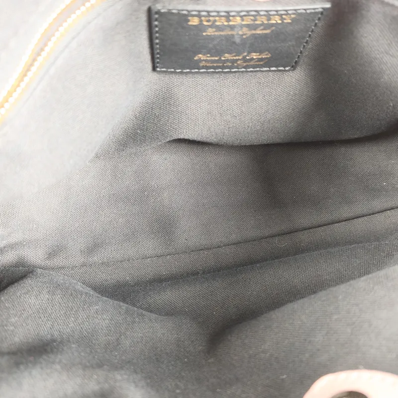 BURBERRY Crossbody Bag banner Top Handle Bag Pink Calfskin One Size 35 × 15 × 24 cm — detail view 10 of 12