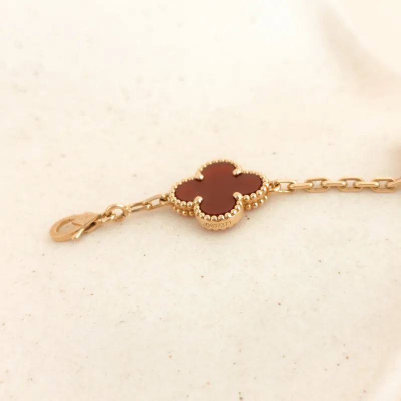 Van Cleef & Arpels Bracelet Alhambra Alhambra Collection Five-Motif Bracelet 18KY ellow Gold Vintage Small 1.5 × 1.5 × 19 cm — cover view 8 of 8