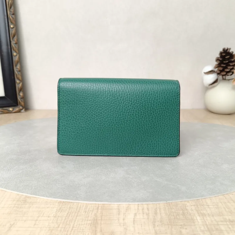 GUCCI Crossbody Bag Dionysus Green Calfskinmini16.5 × 4.5 × 10 cm — cover view 2 of 5