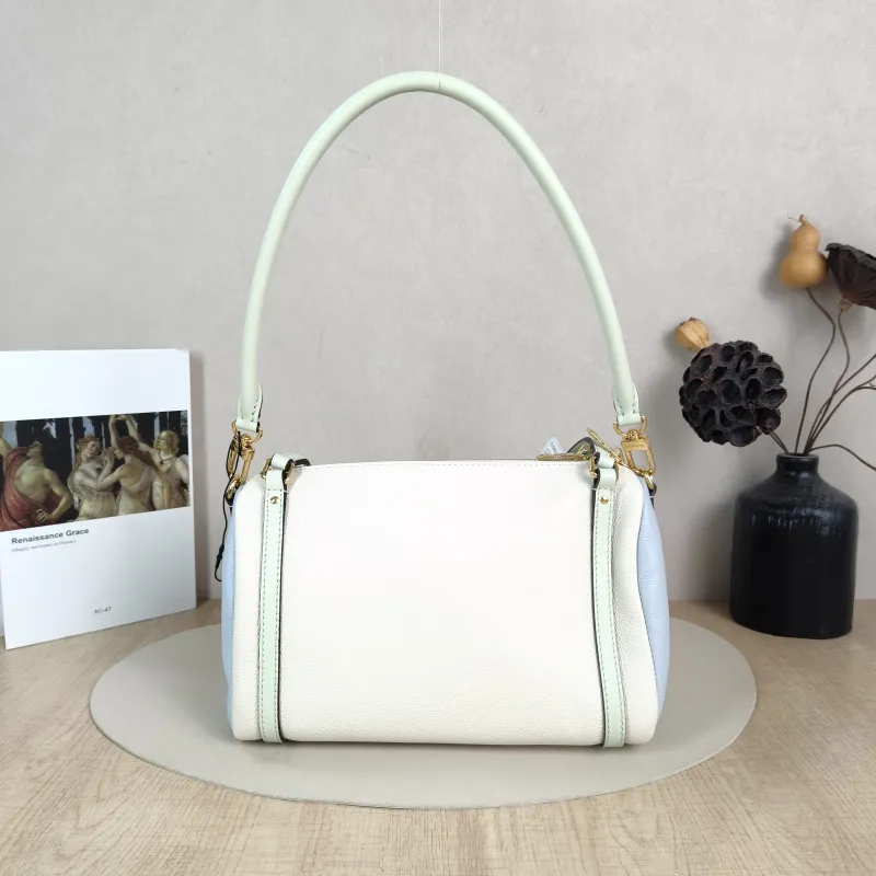 Louis Vuitton Shoulder Bag EXPRESS Shoulder Bag White · Blue Green Calfskin Small 26 × 13.5 × 17 cm — cover view 6 of 6