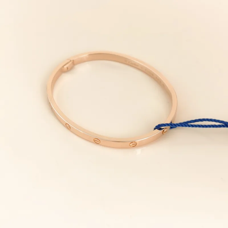 CARTIER Bangle Love Collection Bangle Rose Gold 18KR ose Gold Small Edition 16 — cover view 2 of 7