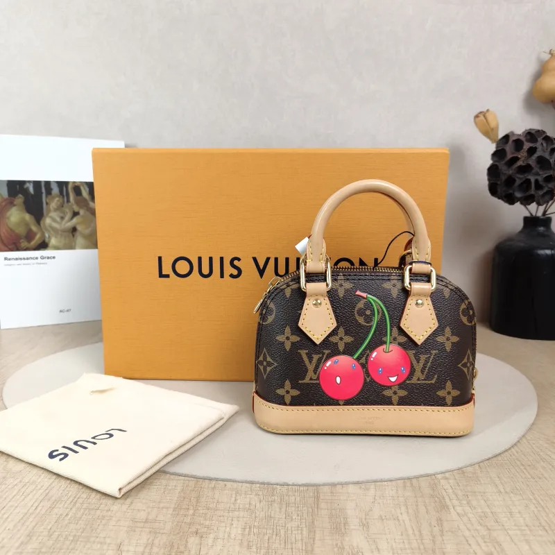 Louis Vuitton Crossbody Bag Alma Nano Monogram · PV Cnano18 × 8 × 12 cm — cover view 5 of 6