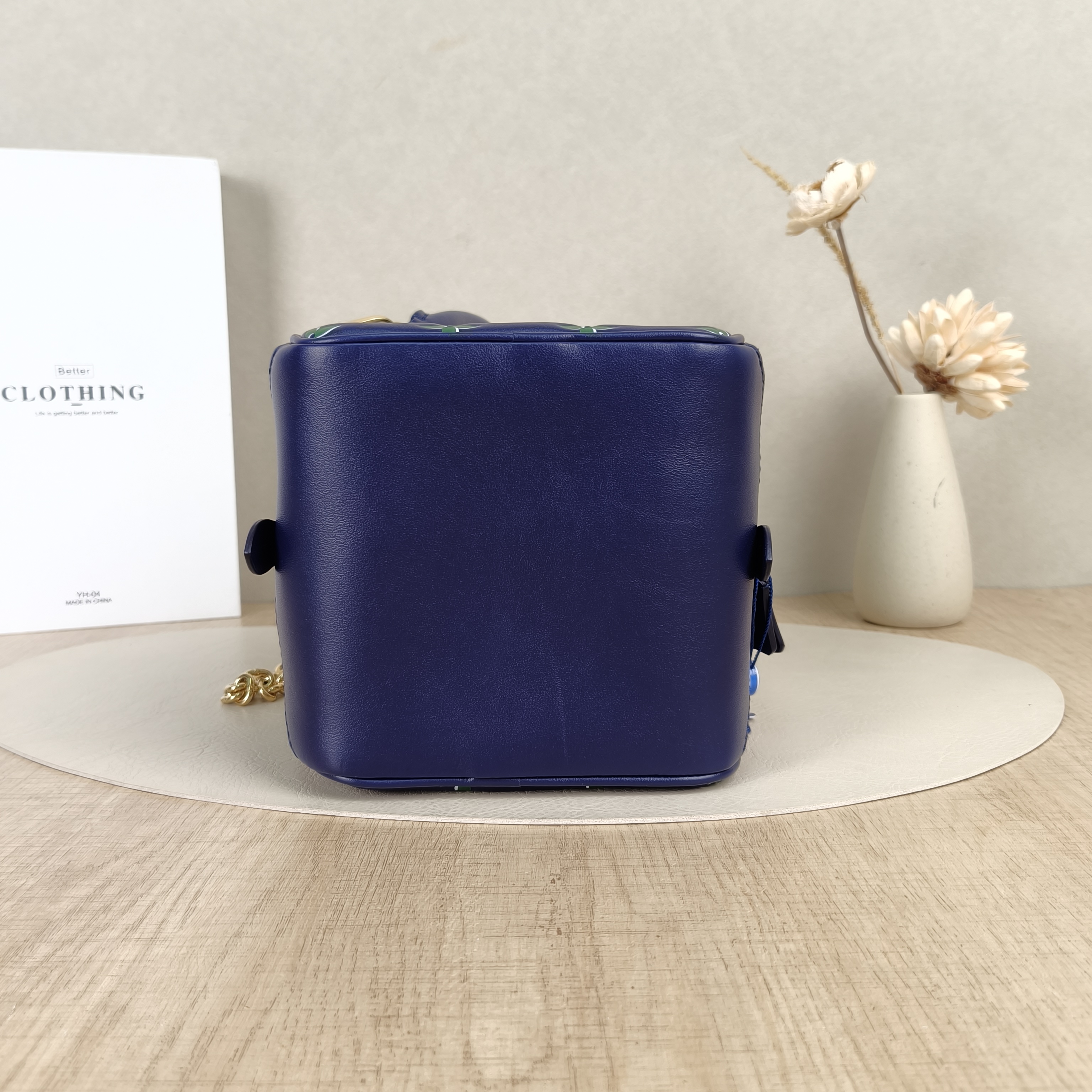 Louis Vuitton Top Handle Bag Square Blue Calfskin One Size15 × 15 × 15 cm — cover view 6 of 8