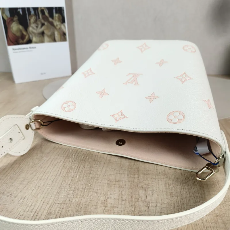 Louis Vuitton Top Handle Bag ALL IN BB White · Pink Calfskin BB16 × 12 × 18 cm — detail view 13 of 13