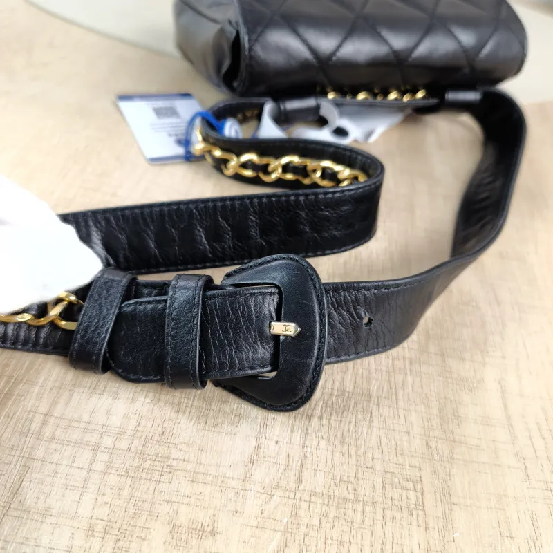 Chanel Belt Bag Belt Bag Black Calfskin One Size15 × 3 × 12 cm — detail view 3 of 12