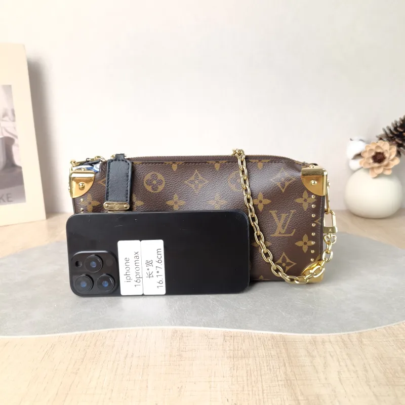 Louis Vuitton Crossbody Bag Slim Trunk Box Monogram PVC Medium 23 × 4 × 12 cm — cover view 4 of 5