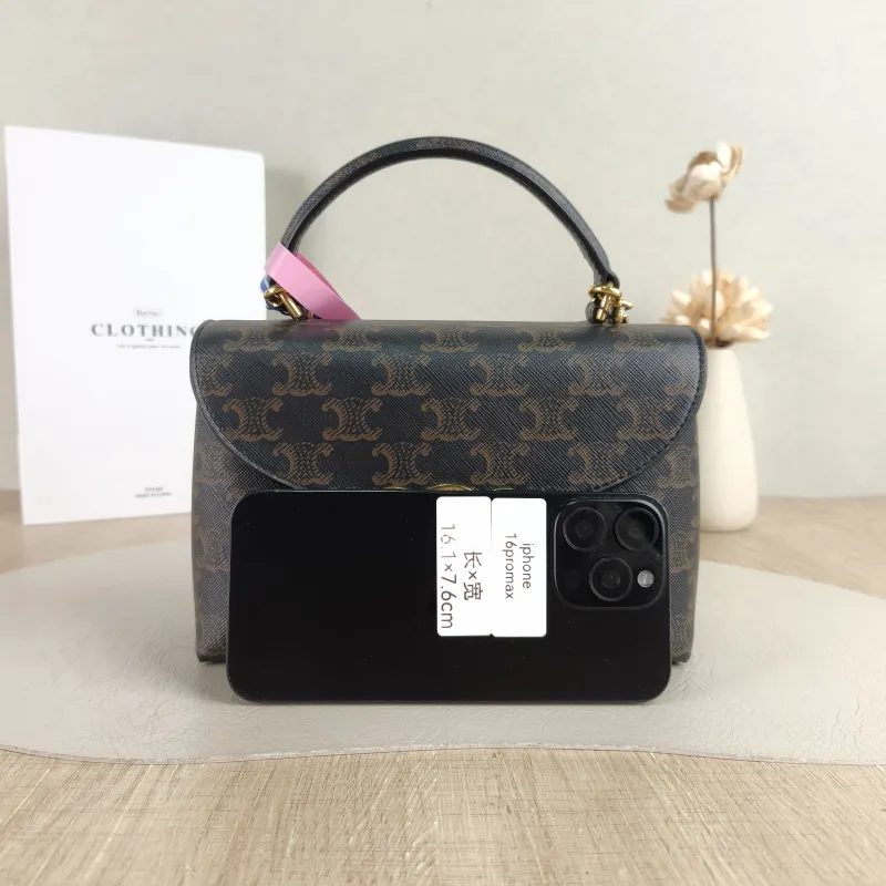 CELINE Top Handle Bag TEEN NINO Top Handle Bag Monogram PVC Small 20 × 8 × 13 cm — cover view 5 of 5