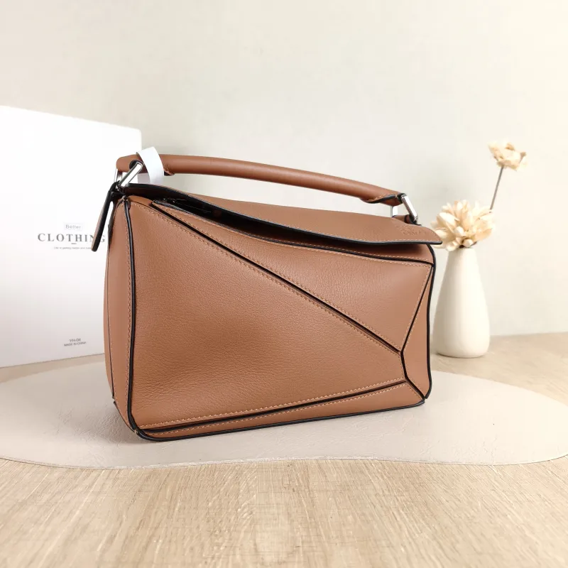 LOEWE Crossbody Bag Puzzle Caramel CC alfskin Small 24 × 10.5 × 16.5 cm — cover view 2 of 5