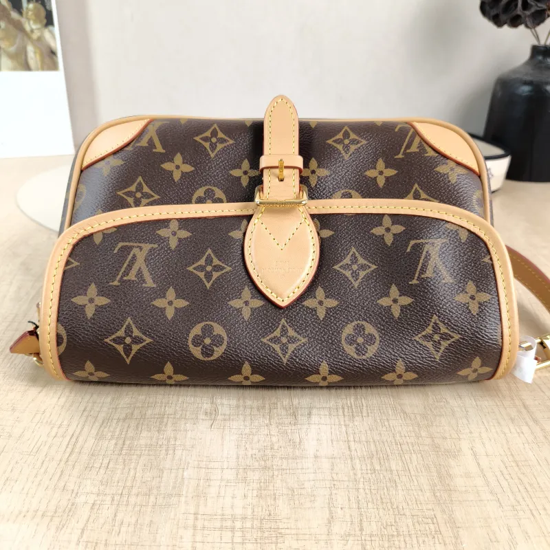 Louis Vuitton Crossbody Bag Diane Baguette Bag Shoulder Strap PVC Small 24 × 9 × 15 cm — detail view 5 of 13
